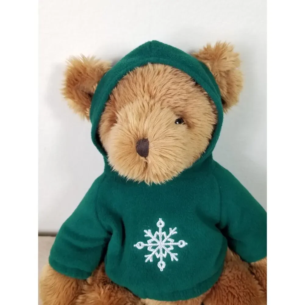 RUSS Teddy Bear Green Hooded Sweatshirt Large 18